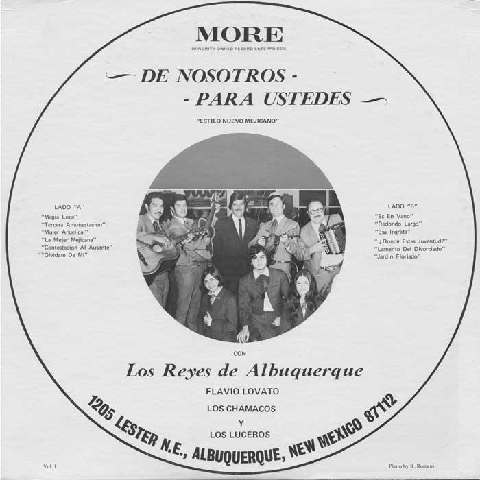 This is one of the earliest releases on Minority Owned Record Enterprises, the label founded by Roberto Martínez. The collection has hundreds of tracks and remains an important icon of New Mexican heritage.