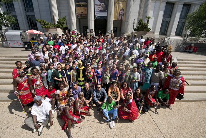 2014 Smithsonian Folklife Festival participants from China and Kenya.