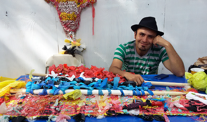 Aymar Ccopacatty at the Wawawasi Kids Corners. Photo by Elisa Hough